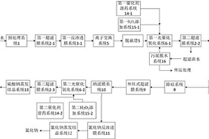高盐有机废水零排放的处理装置
