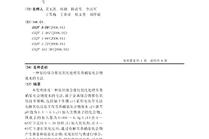 原位络合催化氧化处理芳香硝基化合物废水的方法