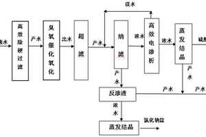近零排放高盐废水处理装置和方法