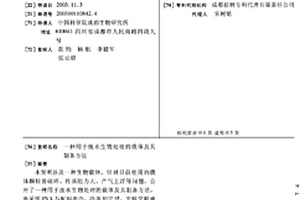 用于废水生物处理的载体及其制备方法