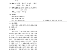 用于印染废水吸附脱色处理的钴基非晶合金条带及其应用