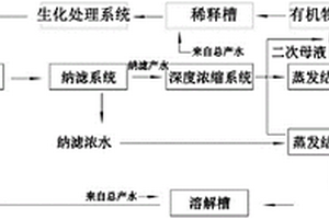 高含盐废水蒸发母液的处理系统