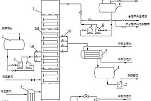 甲醇精馏过程副产杂醇提质回收系统