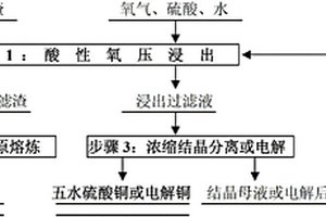 粗锡除铜渣直接酸性氧压浸出处理方法