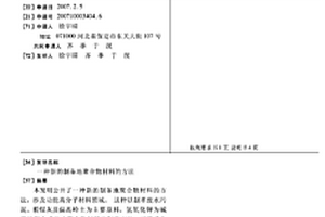 新的制备地聚合物材料的方法