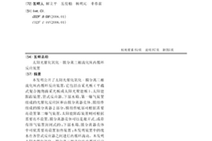 太阳光催化氧化-膜分离三相流化床内循环反应装置