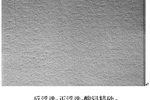 氧化铁浸染型石英提纯的浮选组合方法