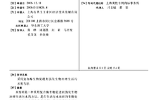 采用复合酶生物促进剂强化生物治理生活污水的方法