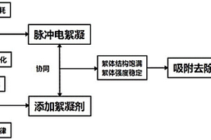 脉冲电絮凝与絮凝相结合去除水中重金属的方法