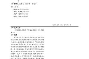 去除水中氟离子的复合吸附材料及其制备方法