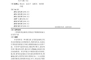 吸附重金属离子的复合平板膜的制备方法及其产品