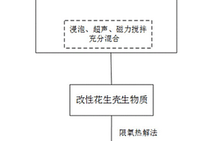 铁改性花生壳磁性生物炭及其制备方法和应用
