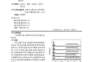 锆基金属-有机骨架材料及其制备方法和应用