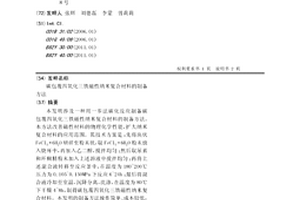 碳包覆四氧化三铁磁性纳米复合材料的制备方法