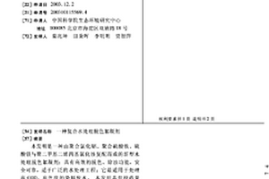 复合水处理脱色絮凝剂