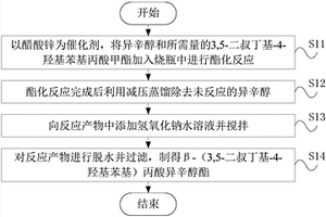 酚酯型抗氧剂的制备方法