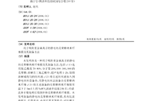 用于吸附重金属离子的静电纺壳聚糖纳米纤维膜及其制备方法