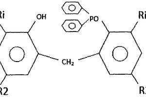 双酚单二苯基亚磷酸酯化合物及制备方法