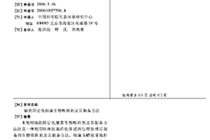 镉的固定化细菌生物吸附剂及其制备方法