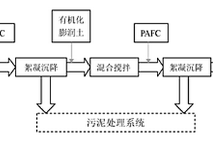 矿物法深度处理垃圾渗滤液MBR出水的工艺方法