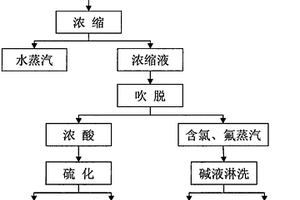污酸中去除氟、氯离子的处理方法