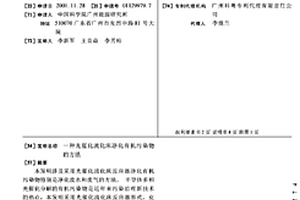 光催化流化床净化有机污染物的方法