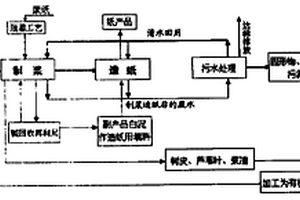 林、板、浆、纸循环生产工艺