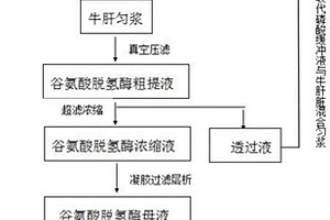 从牛肝脏中提取谷氨酸脱氢酶的方法