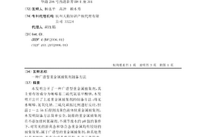 广谱型重金属捕集剂制备方法
