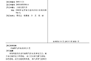 共凝聚气浮水质净化工艺