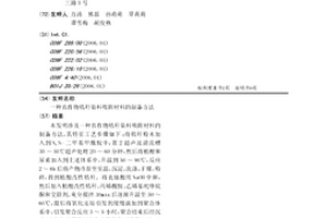 农作物秸秆染料吸附材料的制备方法