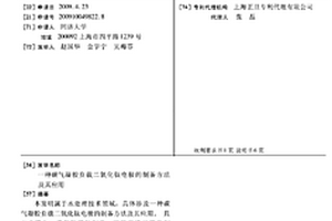 碳气凝胶负载二氧化钛电极的制备方法及其应用