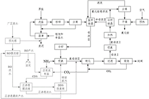 正渗透与联合制碱工艺联产联用的系统和方法