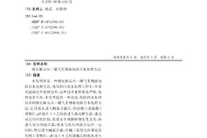 微电解反应+曝气生物滤池联合水处理方法