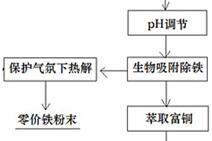 低品位矿有价金属浸出-生物吸附-电积湿法冶金工艺