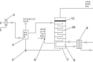焦炉煤气蒸吹剩余氨水装置及其使用方法