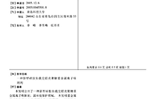 新型硅胶负载交联壳聚糖重金属离子吸附剂