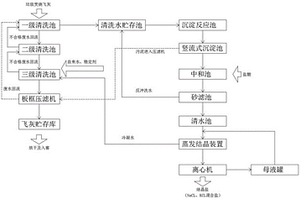 生活垃圾焚烧飞灰处理系统及处理方法