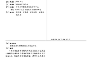 银的细菌生物吸附剂及其制备方法