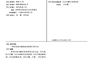 采用复合酶制备米渣蛋白的方法