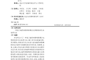 基于磁性树脂吸附耦合电吸附的再生水处理方法