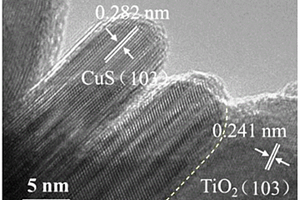 CuS掺杂纳米TiO<sub>2</sub>光催化剂、制备方法及其应用