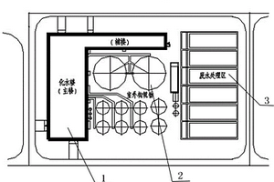 大型火力发电厂的化学水处理设施集约化布置结构