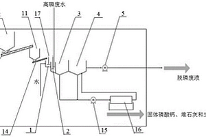 利用固体废物进行厌氧消化废水除磷的设备及处理工艺