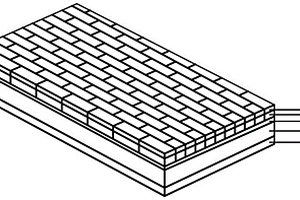 基于固废材料的透水混凝土砖路面系统及其铺设方法
