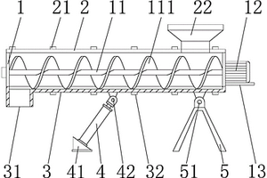用于固废处理的螺旋给料装置