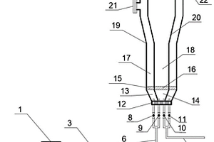 基于化学链制氢的有机固废处理装置及其使用方法