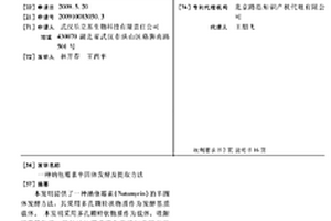 纳他霉素半固体发酵及提取方法