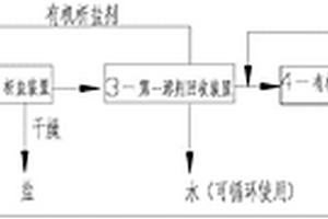 高含盐有机废水处理系统及处理废水的方法