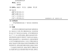 处理橡胶胶乳加工厂胶块加工废水的加工工艺